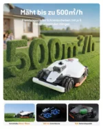 Mähroboter Mammotion LUBA 3 AWD 5000 mit Garage, ohne Kabel, für bis zu 5000 m², 360° LiDAR+NetRTK+KI Vision, 80% Steigung, Auto-Kartierung, 4G, APP – Bild 5