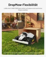 Mähroboter Mammotion LUBA Mini 2 AWD 1000, ohne Kabel, für bis zu 1000m², Triple-Kamera-KI + NetRTK, Randmähen, DropMow, 80% Steigung, 4G Moudel, APP – Bild 4