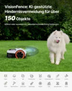 Navimow i205 AWD Mähroboter ohne Begrenzungskabel mit Garage S, Allradantrieb für Steigungen bis zu 45 %, EFLS NRTK + Vision(Getrennt versandt werden) – Bild 7