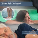 MSpa Whirlpool Urban Aurora | 6 Personen Pool - aufblasbar - UVC+ Filter - LED RGB Band - Ozon-Desinfektion - Anti-Frost - mit Zubehör - 204 x 70 cm – Bild 5