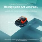 Beatbot (2026 Neu Sora 30 Poolroboter Akku Boden und Wand, 25700LPH Saugleistung, 3-Zonen-Reinigung, 5 Stunden Laufzeit, Filterkorb mit 5 L Kapazität, Mandarine – Bild 3