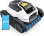 Spino E1 Poolroboter Akku Kabelloser, Boden und Wand, 5 Reinigungsmodi, Max 21950 LPH, 210 Min Laufzeit, Auto Wasserlinien Parkfunktion,SmartArc Routenplan (Spino E1 Neues)
