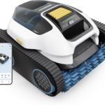 Spino E1 (2026 Neu) Poolroboter Wand und Boden, Wasserlinienreinigung, 21950 LPH Max, Laufzeit von 210 Minuten, 5 in 1 kabelloser Poolsauger, Navigation SmartArc, App-Steuerung, für Pools mit 150 m²