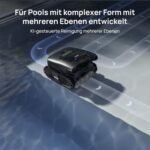 Beatbot Aquasense 2 Ultra Poolroboter, KI Mapping, 5 in1 Komplettreinigung, KI-Schmutzerkennung, Poolsauger Akku für Oberfläche Boden und Wand, Poolreinigung bis zu 300m², Kosmisches Blau – Bild 4