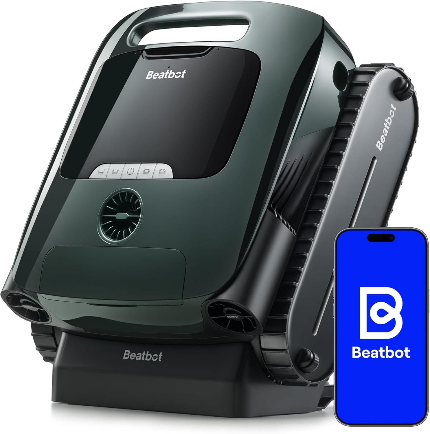 71xXLlMCI3L._AC_SL1500_ Beatbot AquaSense 2 Pro Poolroboter, Poolsauger Design für Reinigung Boden, Wand, Oberflächen und klärt Wasser, Schwebt nach Reinigung auf Wasseroberfläche, smarte Navigation, Pools bis zu 360 m² – Bild 1