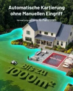 Mähroboter Mammotion LUBA Mini 2 AWD 1000, ohne Kabel, für bis zu 1000m², Triple-Kamera-KI + NetRTK, Randmähen, DropMow, 80% Steigung, 4G Moudel, APP – Bild 3