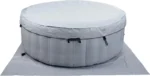 Whirlpool MCW-N97, 5 Personen, In-/Outdoor heizbar aufblasbar Pumpe PVC laminiert, rund Ø 198cm, grau-blau – Bild 7