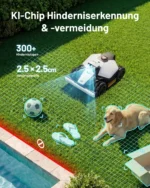 Mähroboter Mammotion LUBA Mini 2 AWD 1000, ohne Kabel, für bis zu 1000m², Triple-Kamera-KI + NetRTK, Randmähen, DropMow, 80% Steigung, 4G Moudel, APP – Bild 7