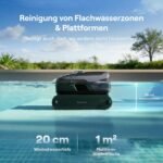 (2026 Neu) Beatbot Sora 70 Poolroboter, Poolsauger 4-in-1 komplette Poolreinigung, 25700 LPH, smartes Parken an der Oberfläche, 6L Fassungsvermögen, Poolreiniger Akku mit 10000 mAh, 300 m², Marineblau – Bild 2