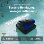 Beatbot (2026 Neu Sora 30 Poolroboter Akku Boden und Wand, 25700LPH Saugleistung, 3-Zonen-Reinigung, 5 Stunden Laufzeit, Filterkorb mit 5 L Kapazität, Marineblau – Bild 6