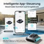 (2026 Upgrade) AIPER Scuba S1 Poolroboter Boden und Wand, Wasserlinienreinigung, Doppelfiltration, 270 Min Laufzeit, Intelligente Navigation, App-Steuerung & OTA-Updates für Einbau- und Aufstellpools – Bild 6