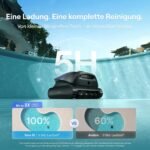 Beatbot (2026 Neu) Sora 10 Poolroboter Akku Boden und Wand, Reinigt Wasserlinie & Plattformen, 25700 LPH Saugleistung, smartes Wasserlinien-Parken, 5L Filterkorb, bis zu 5 Std. Laufzeit, Tiefblau – Bild 4