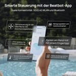 Beatbot AquaSense 2 Pro Poolroboter, Poolsauger Design für Reinigung Boden, Wand, Oberflächen und klärt Wasser, Schwebt nach Reinigung auf Wasseroberfläche, smarte Navigation, Pools bis zu 360 m² – Bild 5