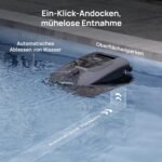 Beatbot Aquasense 2 Ultra Poolroboter, KI Mapping, 5 in1 Komplettreinigung, KI-Schmutzerkennung, Poolsauger Akku für Oberfläche Boden und Wand, Poolreinigung bis zu 300m², Kosmisches Blau – Bild 5