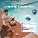 Beatbot (2026 Neu Sora 30 Poolroboter Akku Boden und Wand, 25700LPH Saugleistung, 3-Zonen-Reinigung, 5 Stunden Laufzeit, Filterkorb mit 5 L Kapazität, Marineblau – Bild 8