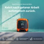 Beatbot (2026 Neu Sora 30 Poolroboter Akku Boden und Wand, 25700LPH Saugleistung, 3-Zonen-Reinigung, 5 Stunden Laufzeit, Filterkorb mit 5 L Kapazität, Mandarine – Bild 4
