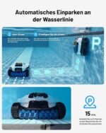 Spino E1 (2026 Neu) Poolroboter Wand und Boden, Wasserlinienreinigung, 21950 LPH Max, Laufzeit von 210 Minuten, 5 in 1 kabelloser Poolsauger, Navigation SmartArc, App-Steuerung, für Pools mit 150 m² – Bild 8