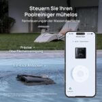 Beatbot Aquasense 2 Ultra Poolroboter, KI Mapping, 5in1 Komplettreinigung, KI-Schmutzerkennung, Poolsauger Akku für Oberfläche Boden und Wand, Poolreinigung bis zu 300m² – Bild 3