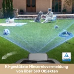 MOVA ViAX 250 Mähroboter – 250 m², UltraEyes™ KI-Dual-Vision, U-Bahnplanung, Dual-Map, Hindernisvermeidung, App-Steuerung, 50min Akkulaufzeit – Bild 8