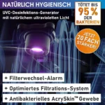 BRAST Whirlpool MSpa Amber Aero Plus mit Fester Außenwand | 180x180x65cm für 6 Personen | 140 Massagedüsen | LED-Beleuchtung in 20 Farben – Bild 8