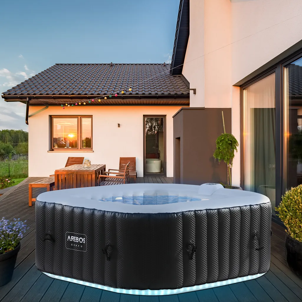 cbc8044f84fae1a6552e8daab4b6f590 Arebos AR-HE-SPA4SL, Schwarz, 650 mm, 22 kg – Bild 1