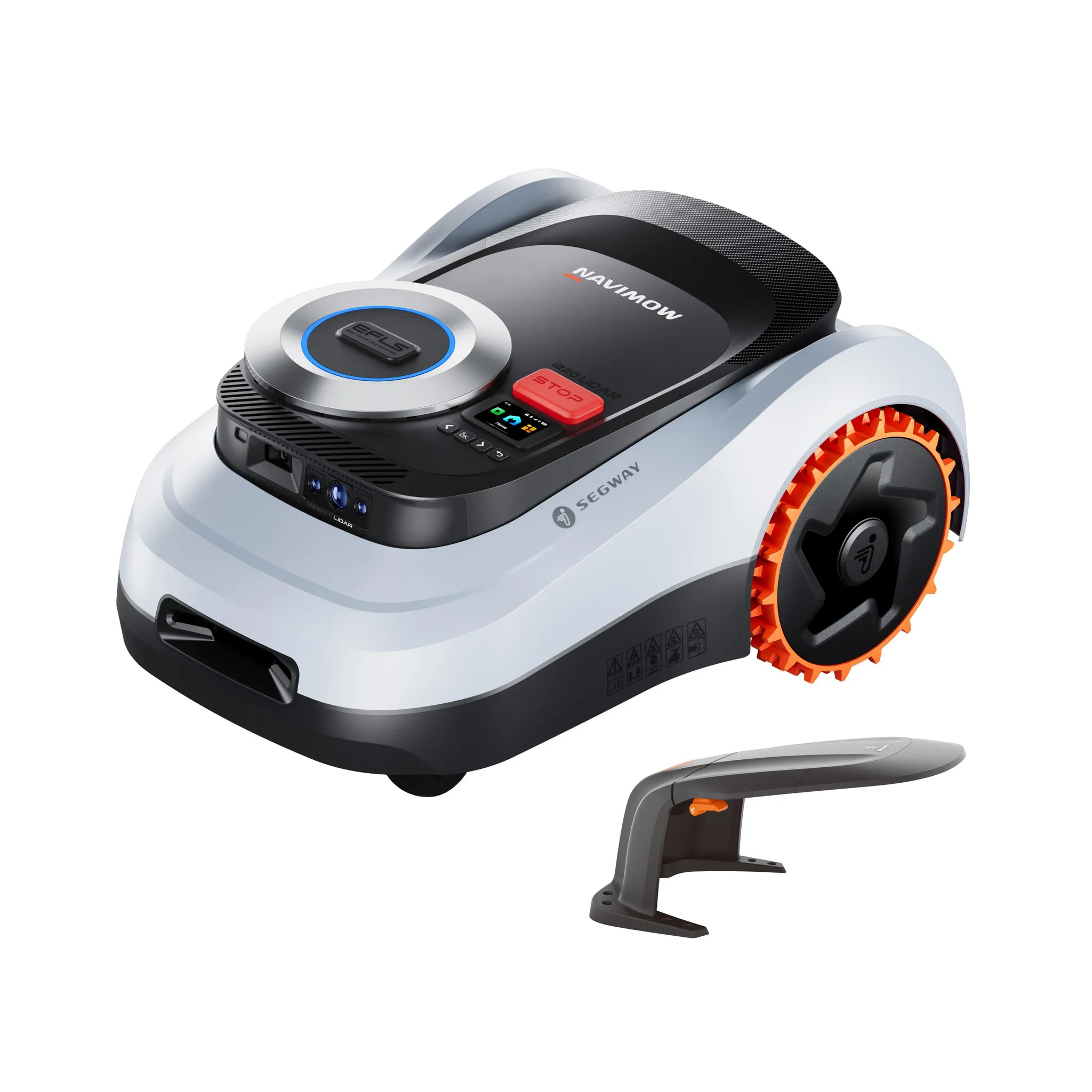 ccb4e8de9e8abd3c4b96d67cb52e347a Navimow i220 LiDAR Rasenmäher Roboter für 2000m² mit Garage, Geländereifen für Hänge bis 45% Neigung, LiDAR und Vision Dual System (Getrennt versandt) – Bild 1