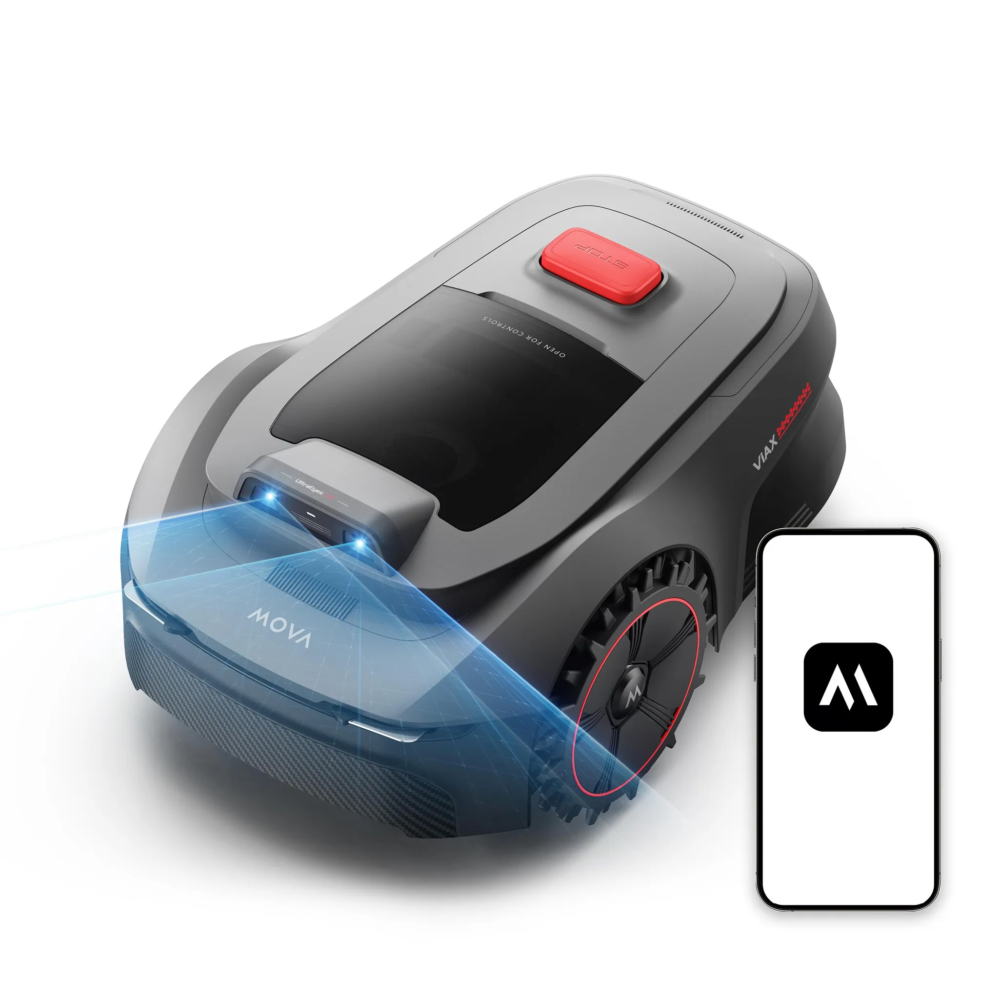 d17209688e0ebc1e61844a1146e35531 MOVA ViAX 250 Mähroboter – 250 m², UltraEyes™ KI-Dual-Vision, U-Bahnplanung, Dual-Map, Hindernisvermeidung, App-Steuerung, 50min Akkulaufzeit – Bild 1
