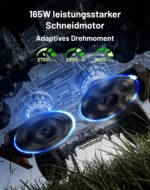 Mähroboter Mammotion LUBA 3 AWD 5000 mit Garage, ohne Kabel, für bis zu 5000 m², 360° LiDAR+NetRTK+KI Vision, 80% Steigung, Auto-Kartierung, 4G, APP – Bild 8