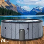 BRAST Whirlpool aufblasbar MSpa Tidal für 6 Personen | 138 Massagedüsen in 3 Intensitäten | einfache Steuerung per App