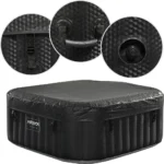 Arebos AR-HE-SPA4SL, Schwarz, 650 mm, 22 kg – Bild 8