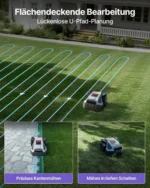 ANTHBOT M5 Mähroboter ohne Begrenzungskabel, RTK-Navigation, 150°KI-Kamera, App-Steuerung, für Gärten bis 700 m² – Bild 8
